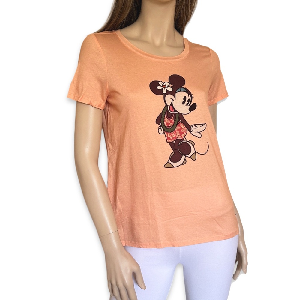 Disney Parks Collaboration w/ Tommy Bahama Mini Mouse Graphic Print Tee T-shirt